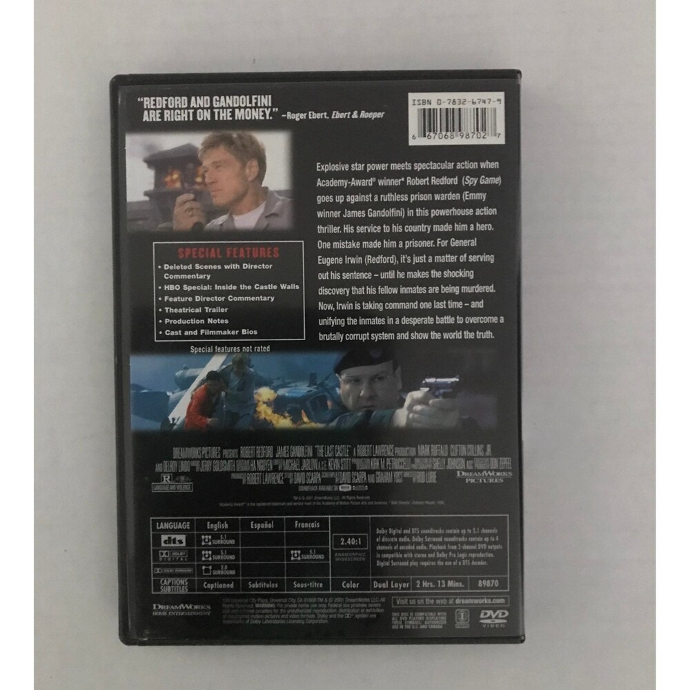 The Last Castle DVD - Picture 2 of 4